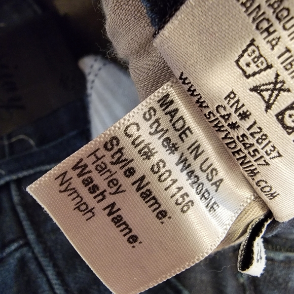Siwy Harley Slim Boot Cut Jeans Nymph Dark Wash Size 24 NWT! Style W420PIF - Picture 13 of 16